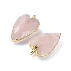 Natural Rose Quartz Pendants&nbsp;X-G-G012-12G-02