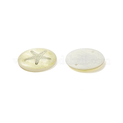 Natural Freshwater Shell Connector Charms&nbsp;LS-SHEL-XCP0001-05