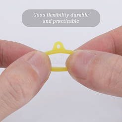 60Pcs 3 Style Silicone Pendant&nbsp;SIL-GF0001-38