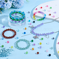 24 Colors Transparent Acrylic Beads&nbsp;TACR-PH0001-93A
