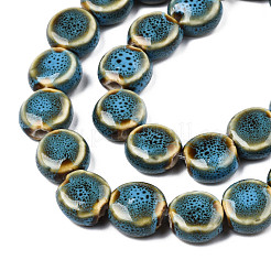 Handmade Porcelain Ceramic Beads Strands&nbsp;PORC-Q265-008E