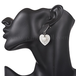 ABS Plastic Imitation Pearl Dangle Stud Earrings&nbsp;EJEW-JE06903