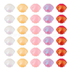 125Pcs 5 Colors ABS Plastic Beads&nbsp;KY-TA0001-33