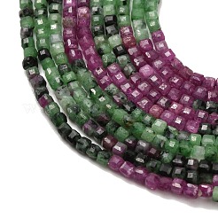 Natural Ruby in Zoisite Beads Strands&nbsp;G-L634-D08-2.5x2.5mm
