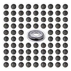 100Pcs 8mm Natural Lava Rock Beads Round Beads&nbsp;DIY-LS0002-43