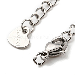 Tarnish Resistant 304 Stainless Steel Curb Chain Extender&nbsp;X-STAS-G310-06P