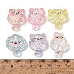 Animal Theme Transparent Resin Cabochons&nbsp;RE-CBA19F6-01