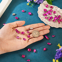 80Pcs 8 Styles Sew on Rhinestone&nbsp;RGLA-TA0001-11D