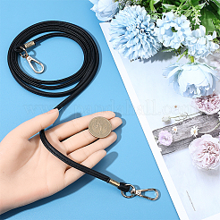 1Pc Black PU Leather Bag Straps&nbsp;PURS-CL0001-15B