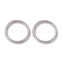 Non-Tarnish 304 Stainless Steel Open Jump Rings&nbsp;X-STAS-C040-01G-P