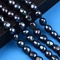 Natural Cultured Freshwater Pearl Beads Strands&nbsp;PEAR-N014-10C