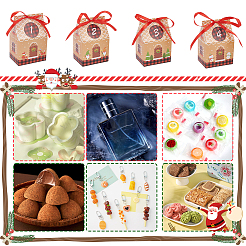 Christmas Cardboard Candy Boxs&nbsp;CON-WH0086-040