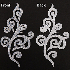 8 Pairs Ethnic Style Flower Pattern Computerized Embroidery Appliques&nbsp;PATC-GF0001-84A