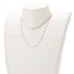 PVD Vacuum Plating 304 Stainless Steel Link Chain Necklaces&nbsp;NJEW-JN03458