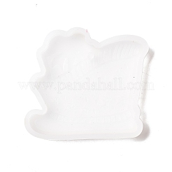 Bird's Nest Stadium with Coconut Tree Pendant Silicone Molds&nbsp;DIY-K054-15