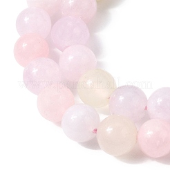 Natural New Jade & Rose Quartz & Dyed White Jade Beads Strands&nbsp;GG-CBA3BF1-A01-8mm