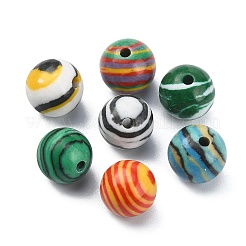 140Pcs 7 Styles Synthetic Malachite Beads&nbsp;G-YW0001-16