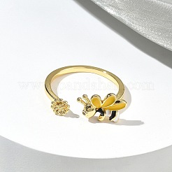 Brass Cuff Rings&nbsp;RJEW-D341-02G
