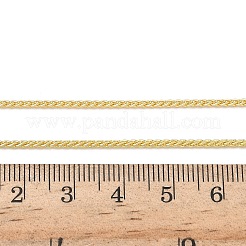 1.5MM Brass Wheat Chain Necklaces for Women&nbsp;NJEW-K271-14G