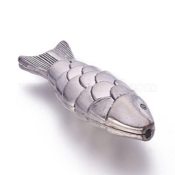 Tibetan Style Alloy Fish Beads&nbsp;TIBE-M001-161