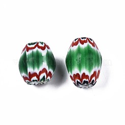 Handmade Millefiori Lampwork Beads&nbsp;LAMP-S197-011