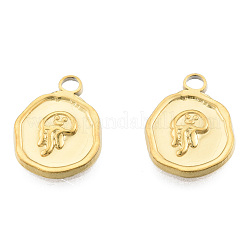 Ion Plating(IP) 201 Stainless Steel Pendants&nbsp;LS-STAS-N098-244LG