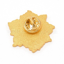 Leaf-shaped with Astronaut Cartoon Enamel Pin&nbsp;LS-JEWB-TAC0002-29