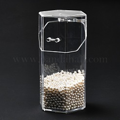 Flip Cover Hexagon Plastic Pen Holder&nbsp;MRMJ-E010-02