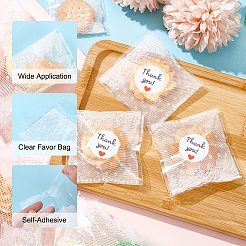 OPP Cellophane Self-Adhesive Cookie Bags&nbsp;OPP-WH0008-04B