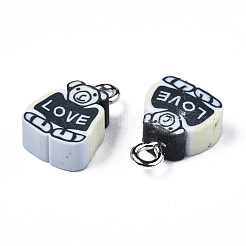 Handmade Polymer Clay Charms&nbsp;CLAY-S096-024