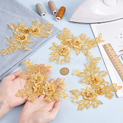 Polyester Embroidery Sew on Appliques&nbsp;PATC-WH0008-102A
