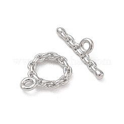 Brass Toggle Clasp&nbsp;KK-D289-53B-P