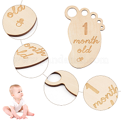 Baby Newborn Announcement Sign&nbsp;AJEW-WH0258-270