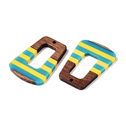 Epoxy Resin & Walnut Wood Pendants&nbsp;RESI-N039-121S