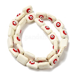 Synthetic Turquoise Enamel Beads Strands&nbsp;G-P507-18A