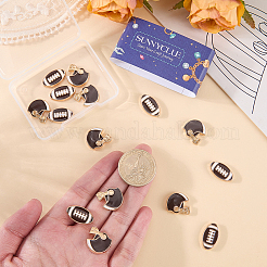 20Pcs 2 Styles Alloy Enamel Beads&nbsp;ENAM-SC0008-24A