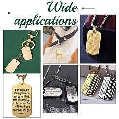 15Pcs 3 Colors 304 Stainless Steel Pendants&nbsp;STAS-UN0061-20