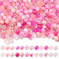 DIY Pink Series Necklace & Bracelet Making Kits&nbsp;DIY-CJ0001-76