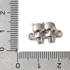 Non-Tarnish 304 Stainless Steel Girls Connector Charms&nbsp;STAS-N103-37P