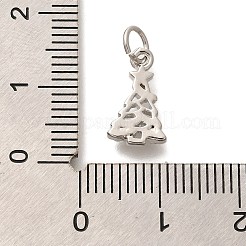 Rack Plating Brass Micro Pave Cubic Zirconia Charms&nbsp;KK-H508-30P