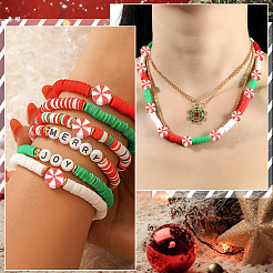 300Pcs Handmade Polymer Clay Beads&nbsp;CLAY-PA0001-20