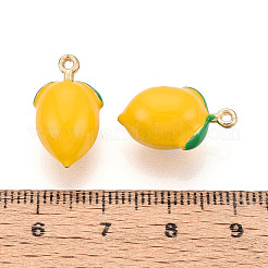 Rack Plating Alloy Enamel Pendants&nbsp;ENAM-T091-48A