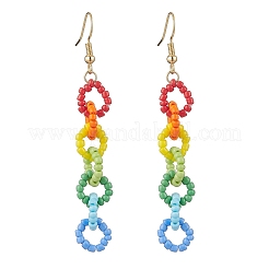 Glass Dangle Earrings&nbsp;EJEW-TA00675