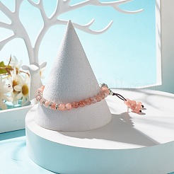 Natural Gemstone Stretch Bracelet with Calabash&nbsp;BJEW-JB07709