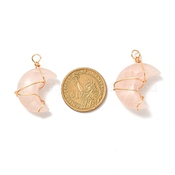 Natural Rose Quartz Pendants&nbsp;PALLOY-JF00931-02