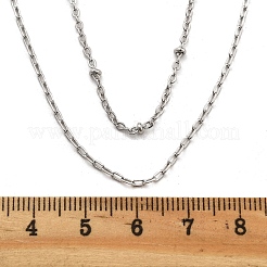 Brass Double Layer Necklaces&nbsp;NJEW-D302-51P