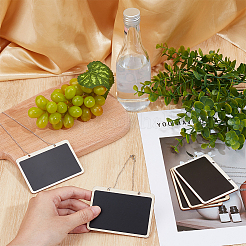 10Pcs Mini Wooden Hanging Chalkboard&nbsp;HJEW-DR00238