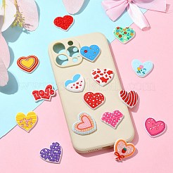 50Pcs 25 Styles PVC Plastic Cabochons&nbsp;FIND-CJ0002-94