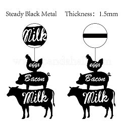 Iron Pendant Decorations&nbsp;HJEW-WH0013-022