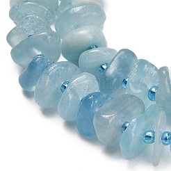 Natural Aquamarine Beads Strands&nbsp;G-Z124-A03-01